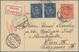 Jugoslawien - Ganzsachen: 1919/1993 (ca.), Inter. Bestand Mit Ca. 1.500 Fast Nur Gebrauchten Ganzsachen Mit Schwerpunkt - Interi Postali