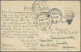 China - Besonderheiten: 19XX, Incoming Mail From US (6), UK (1), Germany (1) To Peking (one With British F.P.O. No. 1 Tr - Altri & Non Classificati