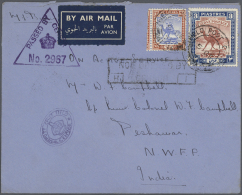 Sudan: 1940/1941, Group Of Eight Covers To Different Commonwealth Destinations, Registered, Censored And Airmail, Some P - Sudan (1954-...)