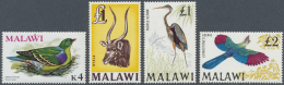 Malawi: 1964/1975 (ca.), Small Accumulation On Two Stocksheets With Some Better Values And Incl. Several Complete Sets, - Malawi (1964-...)