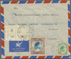 Libyen: 1953/1958, Nine Registered Letters, Some With Cancellation From Small Town Like Zliten, Elbaida, Sharait Etc. Th - Libya
