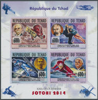 Tschad: 2013, Olympic Games Sochi 2014, All 6 Imperforated Souvenir Sheets, Unmounted Mint. - Tsjaad (1960-...)