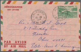 Kamerun: 1962/1972 (ca.), AEROGRAMMES: Accumulation With About 200 Unused And Used/CTO Aerogrammes With Several Better I - Cameroun (1960-...)