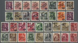 Karpaten-Ukraine: 1945, Lot Of 55 Stamps, All Genuine, Mostly LH, Few Small Faults Noted. Most Signed V. Steiden, Bulat, - Oekraïne