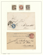 Slowenien - Heimat: 1855/1915 (ca.), POSTMARKS OF SLOVENIA, Collection On 42 Album Pages, Comprising 38 Entires And Many - Slowenien