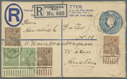 Malta: 1887/1932, Lot Of 16 Better Entires (single Lots), Comprising Uprated Stationeries, Postage Due Markings, Incomin - Malte