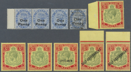 Malta: 1885/1970 (ca.), Accumulation On Stockbook Pages With Many Better Stamps Incl. QV Opt. Errors, Many Complete Sets - Malte