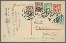 Estland: 1920 - 1939 (ca.), Small Collection Of Estonia, Included Some Good Stamps, Also Over 70 Postal History Items. - Estonia