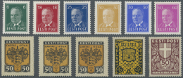 Estland: 1918/1940, Umfangreiche Dubletten Im Album Mit Vielen Kompletten Sätzen Dabei Auch Etliche Bessere Ausgabe - Estonia