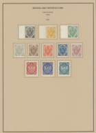 Bosnien Und Herzegowina: 1879/1906, Specialised Collection On Album Pages, Collected To Colours, Perforations, Imperfs., - Bosnien-Herzegowina