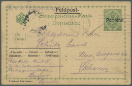 Bosnien Und Herzegowina (Österreich 1879/1918): 1914/1918  13 (verwendete) Feldpostbrief/Feldpostkarten Dazu 8 Unge - Bosnien-Herzegowina