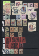 Albanien - Portomarken: 1914/1940, Mint And Used Collection Of Apprx. 55 Stamps From "T" Overprints, 1940 Coat Of Arms I - Albanien