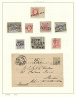 Österreich - Schiffspost: 1875/1905 (ca.), Sammlung Von 16 Schiffspostbelegen Mittelmeer Und Bodensee (hier Auch In - Autres & Non Classés