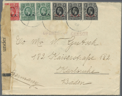 Übersee: 1907/51, Covers (28 Inc. Two Europe) From A Correspondence To Hamburg/Germany, Siam, US, Jamaica; Plus 192 - Sonstige & Ohne Zuordnung