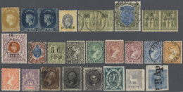 Übersee: 1855/1900 (ca.), Used And Mint Collection In A Stockbook, Comprising British And French Colonies, American - Otros & Sin Clasificación