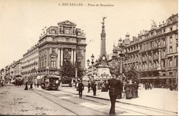 Belgique. Bruxelles. Place De Brouckere - Nahverkehr, Oberirdisch