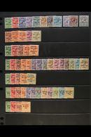 1922-23 OVERPRINTS ON GB - FINE MINT COLLECTION  With 1922 Dollard Set To 10d, Red Opt 2½d And 9d, Carmine... - Other & Unclassified