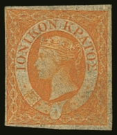 1859  (½d) Orange, SG 1, Fine Mint With Four Margins. For More Images, Please Visit... - Islas Ionian
