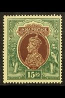 1937-40  15r Brown & Green, SG 263, Very Fine Mint For More Images, Please Visit... - Other & Unclassified