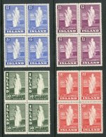 1938  Geyser - All 1938 Issued Values, Complete Set, Michel 193/6 (Facit 227/9 & 232), In Superb Never Hinged... - Other & Unclassified