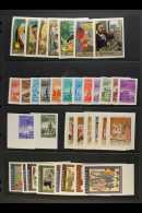 IMPERF VARIANTS NEVER HINGED MINT COLLECTION  1962-71 All Different Collection Of Complete Imperf Sets And... - Altri & Non Classificati