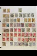 1862-1936 ACCUMULATION WITH POSTMARK INTEREST  A Duplicated, Mostly Used Hoard Presented On Album Pages With Just... - Autres & Non Classés