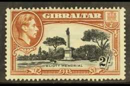 1938-51  2s Black And Brown, Perf 13½, SG 128a, Fine Mint, Centered To Top. For More Images, Please Visit... - Gibraltar