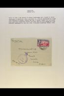 1938-1952 ATTRACTIVE COVERS COLLECTION  On Leaves, Mostly CENSORED Covers With Various Censor Cachets & Tapes... - Gibraltar