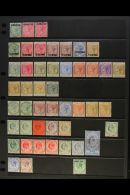 1886-1967 MINT COLLECTION/ACCUMULATION  With Light Duplication On Stock Pages, Inc 1886 ½d & 1d (x2)... - Gibraltar