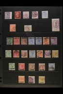 1856-1911 USED COLLECTION CAT £2500+  Presented On A Pair Of Stock Pages. Includes A Small Selection Of QV... - Gibilterra