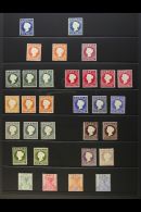 1874-1902 MINT QV SELECTION  A Most Useful Shaded Range Presented On A Stockpage. Includes 1874 6d Blue Unused,... - Gambie (...-1964)