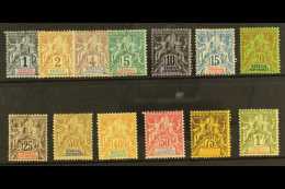 SENEGAL  1892-93 Complete Set, Yvert 8/20, Fine Mint. (13 Stamps) For More Images, Please Visit... - Other & Unclassified