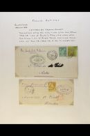 GUADELOUPE  1880 - 1904 Selection Of Cover To France Franked With The 25c Rate, Including 1880 20c Purple On... - Altri & Non Classificati