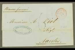 GUADELOUPE  1869 (5 Oct) Entire Addressed To France, Endorsed 'Steamer Francais', Bearing "Pointe A Pitre,... - Andere & Zonder Classificatie