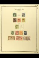 FRENCH OFFICES IN TURKEY - CAVALLE  1893 - 1903 Very Fine Used Selection With 1893 Set To 4p On 1fr Less 10c,... - Other & Unclassified