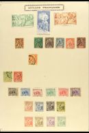 FRENCH GUIANA  1892-1942 COLLECTION On Leaves, Some Used But Mostly Fresh Mint All Different Stamps, Inc 1892... - Altri & Non Classificati
