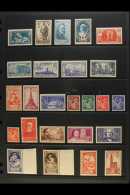 1939 YEAR SET - NEVER HINGED MINT  A Complete Year Set, From Yv 419/450, Presented On Stock Pages. Never Hinged... - Autres & Non Classés