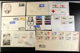 1937-70 COVERS HOARD  A Small Hoard Of "Sterling" Currency Commercial & Philatelic Covers Inc Airmail &... - Islas Malvinas