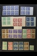 1896 "SEEBECK" IMPERF PROOFS  An Assembly Of Imperf Proofs In Issued Colours Which Includes The 1896 1c "Peace"... - Salvador