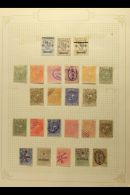 1879-1947 OLD TIME COLLECTION  Presented On Album Pages. A Mixed Mint & Used Range With A Good Range Of... - República Dominicana