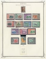 1886-1951 FINE MINT COLLECTION  Which Includes 1886 ½d On 6d And 1d On 1s, Then Continues With George VI... - Dominica (...-1978)