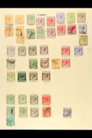 1912 TO 1990 FINE MINT AND USED COLLECTION, CAT £400+  On Various Album Leaves, Includes 1912-15 Set To 6pi... - Otros & Sin Clasificación