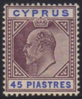 1904  45pi Dull Purple And Ultramarine SG 71, Very Fine Mint.  For More Images, Please Visit... - Autres & Non Classés