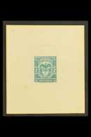 PROOF  1940s 2p Greenish Blue, Revenue Stamp, Master Die Proof By American Bank Note Co. For More Images, Please... - Kolumbien