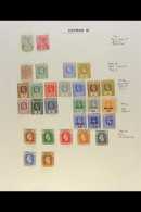 1900-62 FINE MINT COLLECTION  A Clean All Different Collection On Album Pages, Includes 1900 ½d And 1d,... - Kaimaninseln