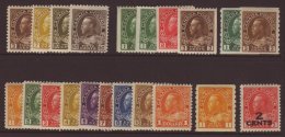 1911-1926  A Very Fine Mint Range Of Admirals Including 1911-22 3c, 7c, 20c & 50c, 1922-31 Set (missing 10c... - Other & Unclassified