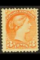 1873  3c Orange Red, Perf 11½x12, Montreal Printing, SG 96, Fine And Fresh Mint. For More Images, Please... - Altri & Non Classificati