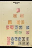 1861-1872 MINT COLLECTION  On Leaves, Inc 1861 2d (minor Imperfections, Cat £500), 1862-69 Perf 11 1d (x2)... - Andere & Zonder Classificatie
