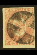 1862-64  6d Rose- Lake, SG 20, Fine Used With 4 Margins. For More Images, Please Visit... - Other & Unclassified