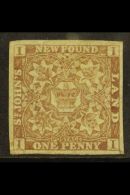 1861-64  1d Chocolate-brown Imperf, SG 16, Lightly Hinged Mint With 4 Good Neat Margins. For More Images, Please... - Other & Unclassified